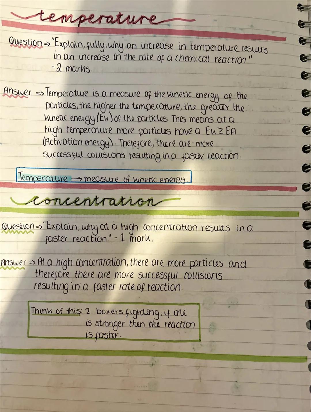 3
♡ Unit One ♡
Chemical
Changes
and
Structure
•
. Controlling the rate of
reaction.
There are five factors which effect the rate of a chemic
