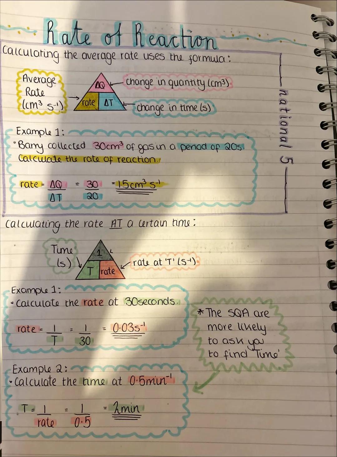 3
♡ Unit One ♡
Chemical
Changes
and
Structure
•
. Controlling the rate of
reaction.
There are five factors which effect the rate of a chemic