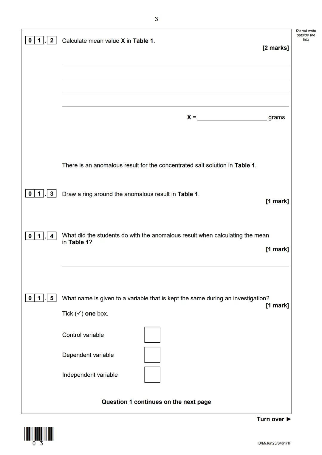 AQA
Please write clearly in block capitals.
Centre number
Surname
Forename(s)
Candidate signature
GCSE
BIOLOGY
Candidate number
I declare th