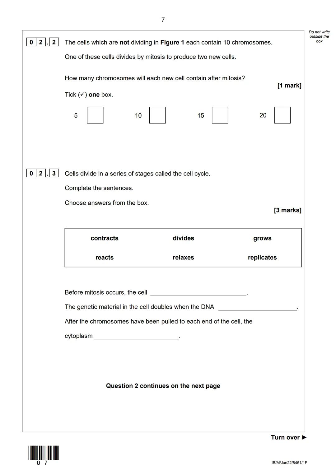 # AQA
Please write clearly in block capitals.
Centre number Candidate number
Surname
Forename(s)
Candidate signature I declare this is