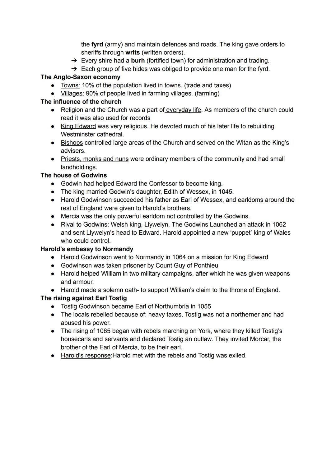 Anglo Saxon England
2 million people in 1060, 4-6,000 were nobles
The social system:
King- the most powerful person in Anglo-Saxon England.