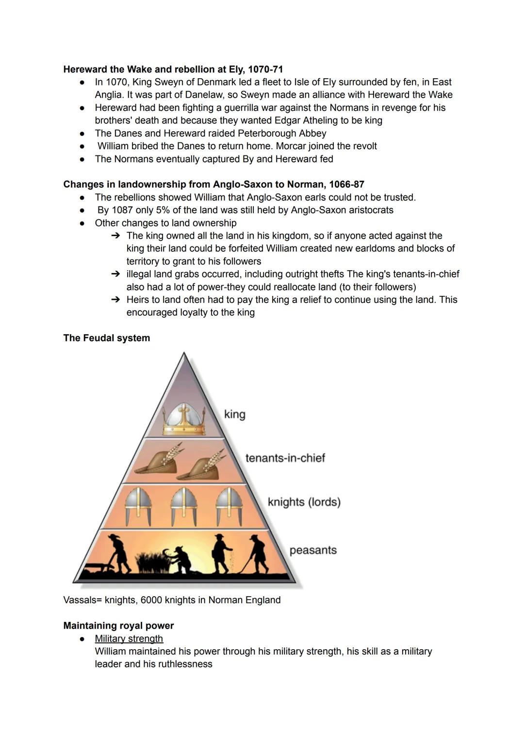 Anglo Saxon England
2 million people in 1060, 4-6,000 were nobles
The social system:
King- the most powerful person in Anglo-Saxon England.