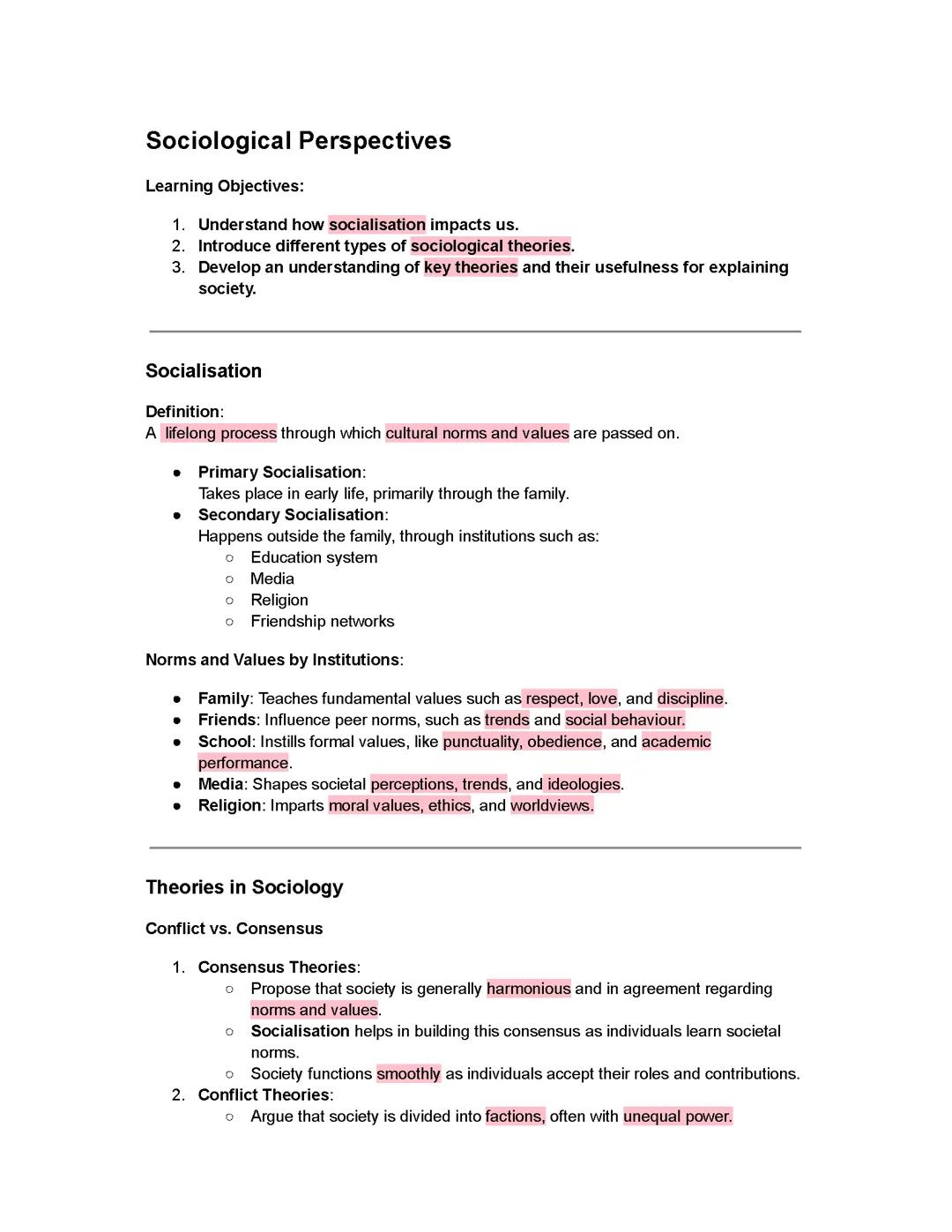 Sociological Perspective