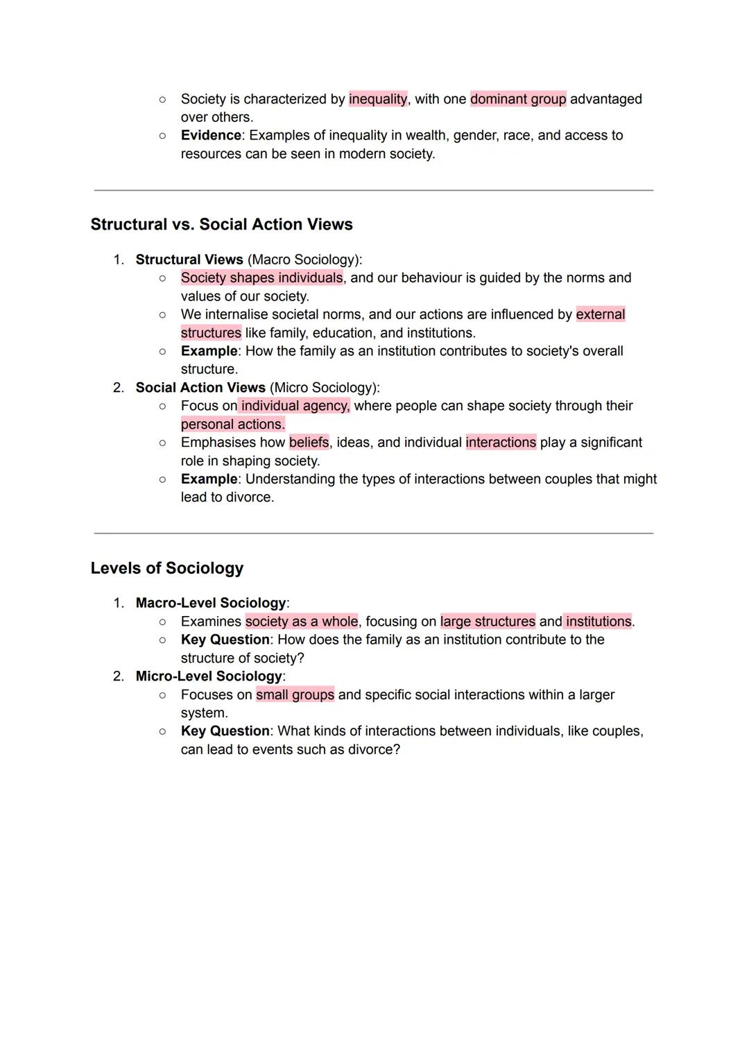 Sociological Perspectives
Learning Objectives:
1. Understand how socialisation impacts us.
2. Introduce different types of sociological theo