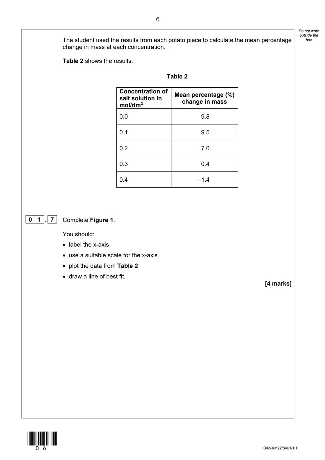AQA
Please write clearly in block capitals.
Centre number
Surname
Forename(s)
Candidate signature
I declare this is my own work.
GCSE
BIOLOG