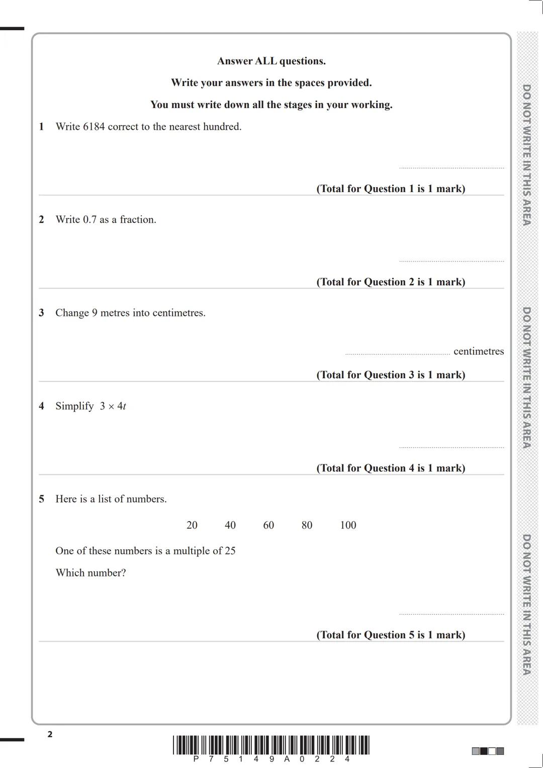 Please check the examination details below before entering your candidate information
Other names
Candidate surname
Centre Number
Candidate