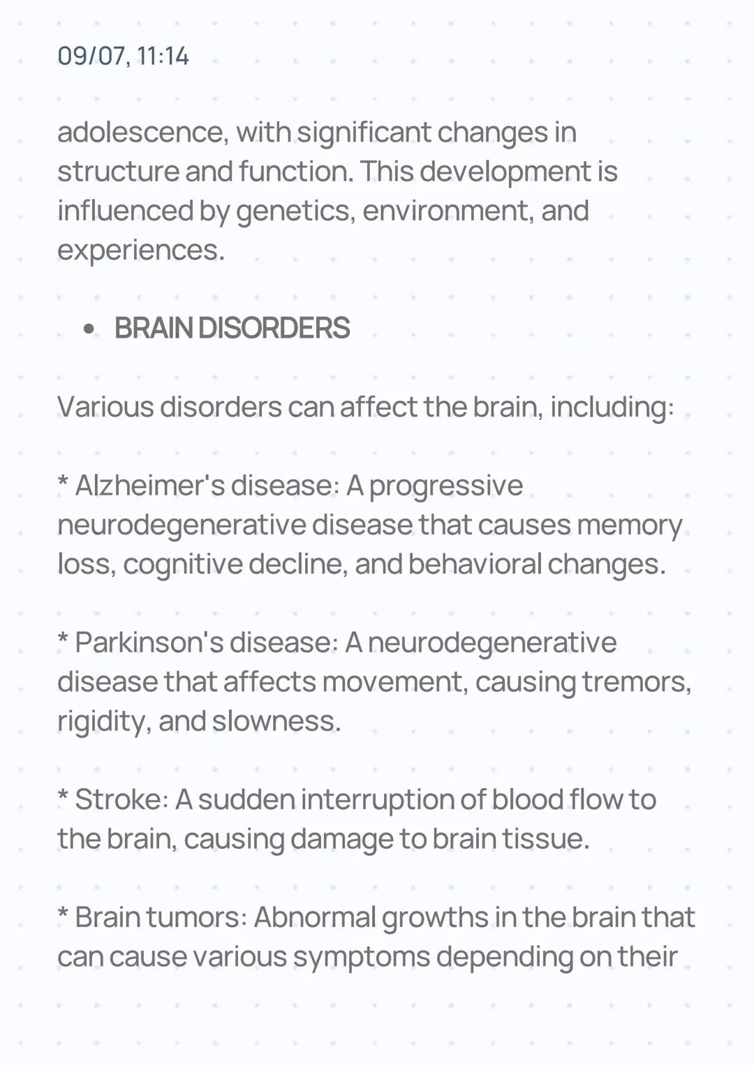 09/07, 11:14
# THE BRAIN
The brain, the most complex organ in the human
body, is the control center for our thoughts,
feelings, and action