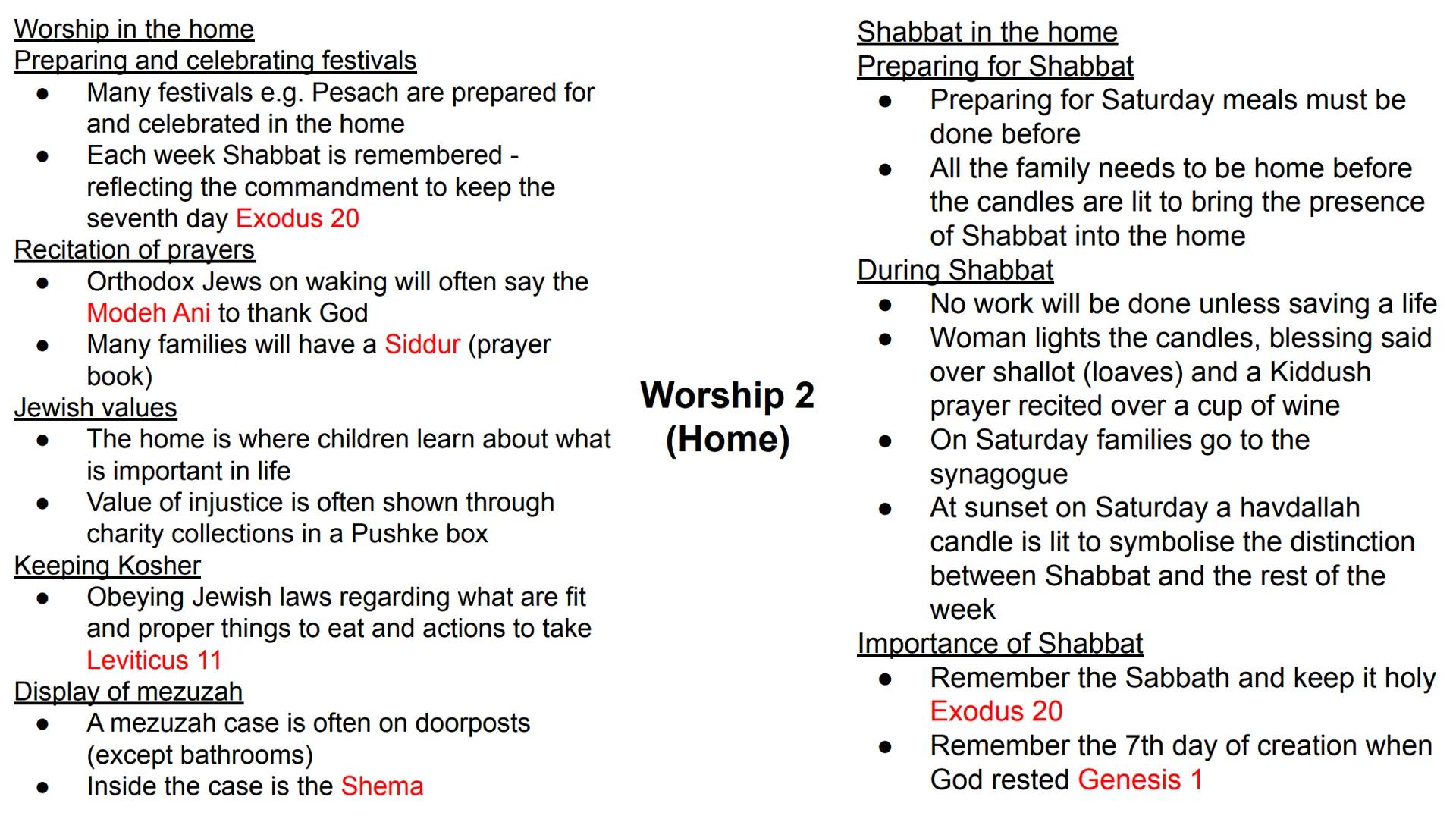# 3.1 Belief and teachings God as One
• Jews believe there is one God (monotheism)
• God is omnipotent, omnipresent, omnibenevolent, omnisc