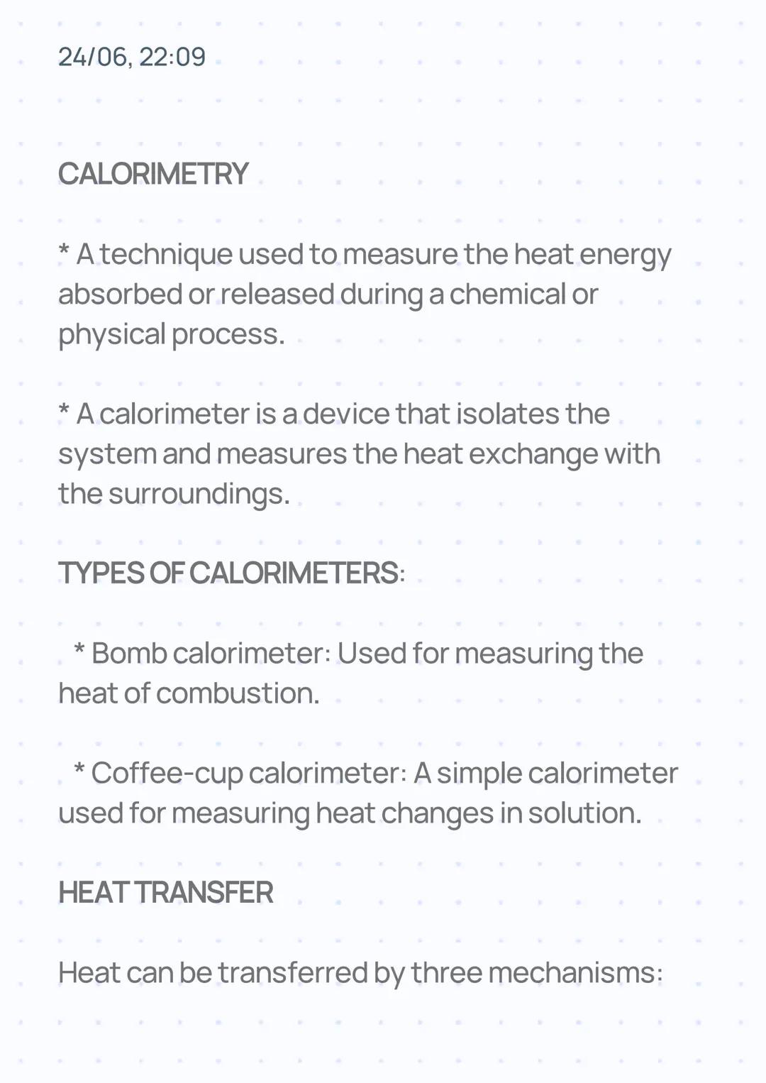 24/06, 22:09
MEASUREMENT OF HEAT ENERGY
Heat is a form of energy that is transferred
between objects or systems at different
temperatures. I