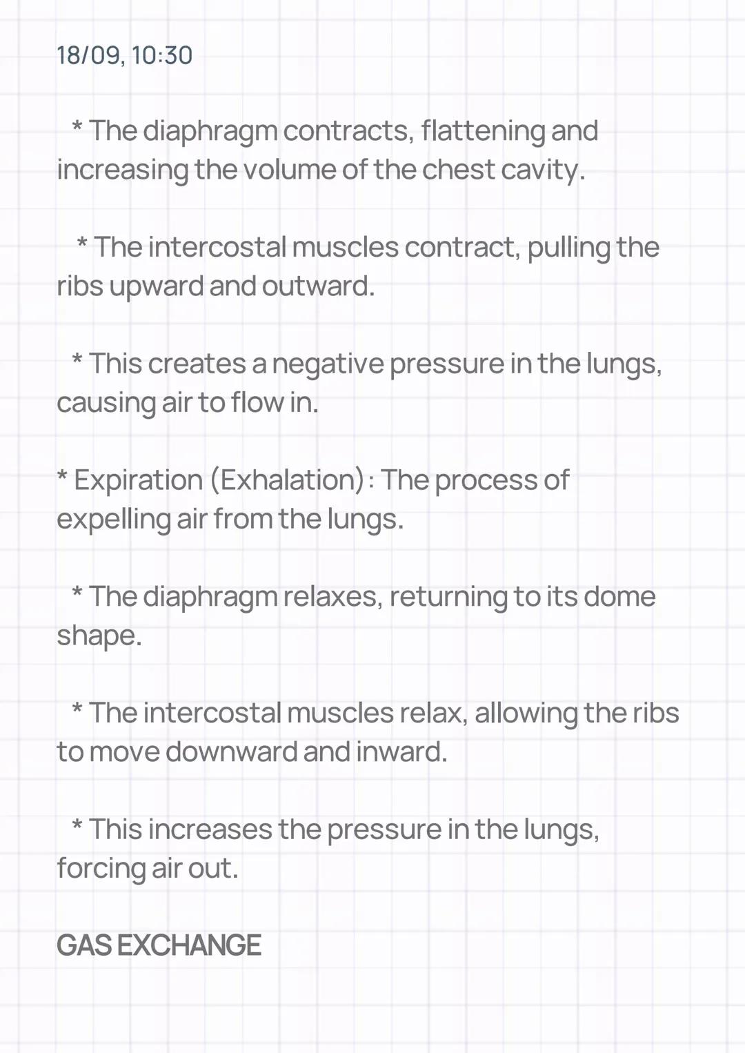 18/09, 10:30
RESPIRATORY SYSTEM
INTRODUCTION
* The respiratory system is responsible for the
exchange of gases between the body and the
envi