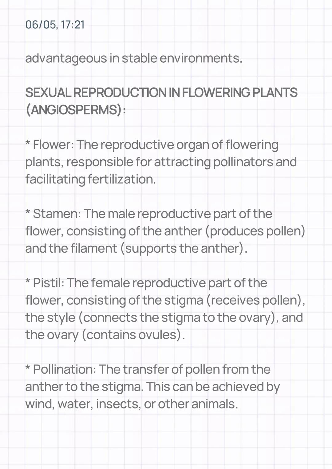 06/05, 17:21
REPRODUCTIVE SYSTEM IN PLANTS:
INTRODUCTION:
Plants, like all living organisms, have evolved
complex reproductive systems to en