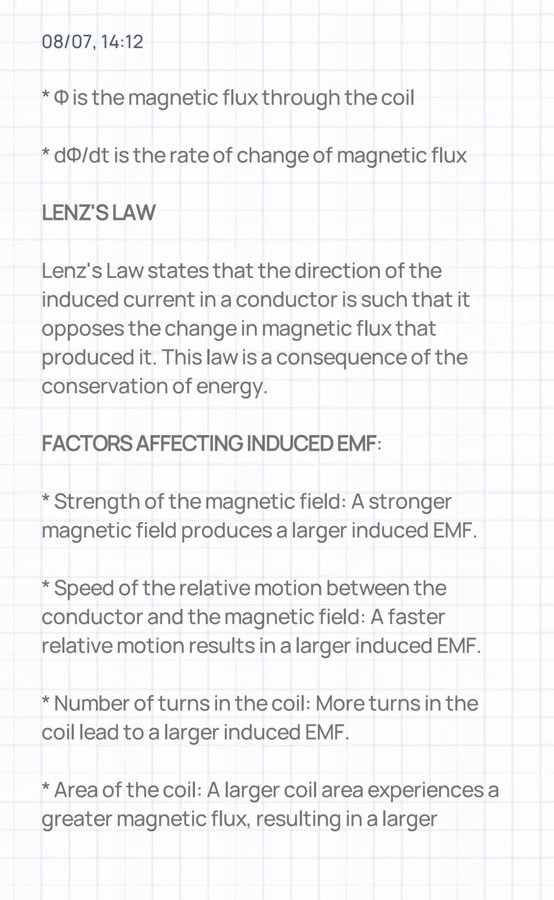 08/07, 14:12
ELECTROMAGNETIC INDUCTION
INTRODUCTION:
Electromagnetic induction is the phenomenon of
producing an electromotive force (EMF) o