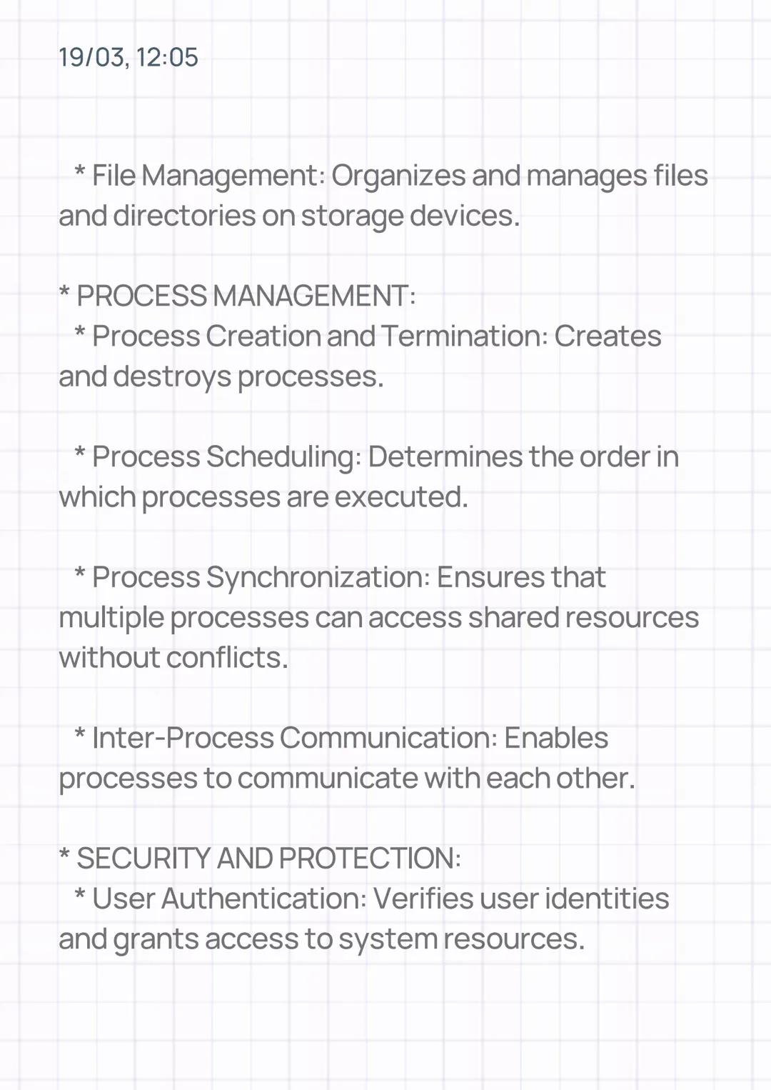 19/03, 12:05
OPERATING SYSTEMS
INTRODUCTION:
An operating system (OS) is a software program
that manages the hardware and software
resources
