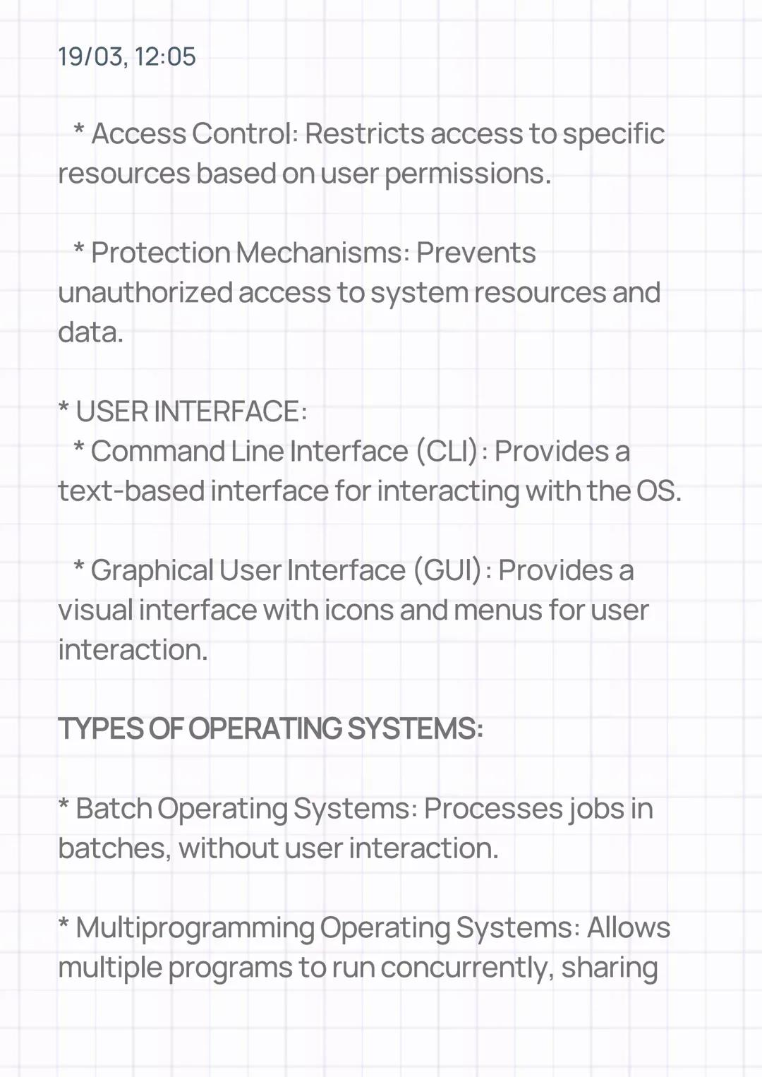 19/03, 12:05
OPERATING SYSTEMS
INTRODUCTION:
An operating system (OS) is a software program
that manages the hardware and software
resources