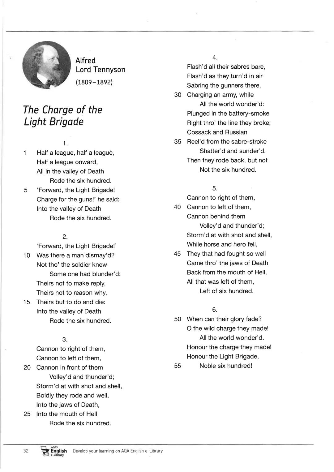 Cluster 2
Power and
conflict
GCSE ENGLISH LITERATURE
PAST AND PRESENT: POETRY ANTHOLOGY
aqa.org.uk/english-e-library
25 Cluster 2: Power and