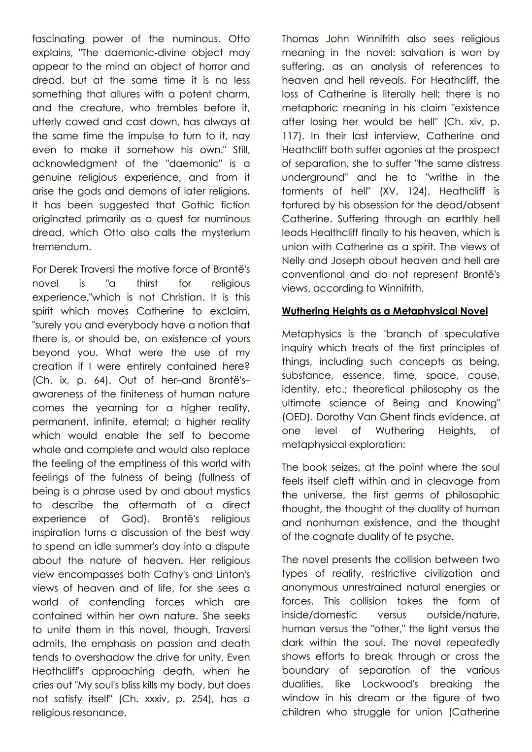 # Wuthering Height Analysis:
Form and Content
Wuthering Heights is a story of passionate
love that encompasses two generations of
two fami