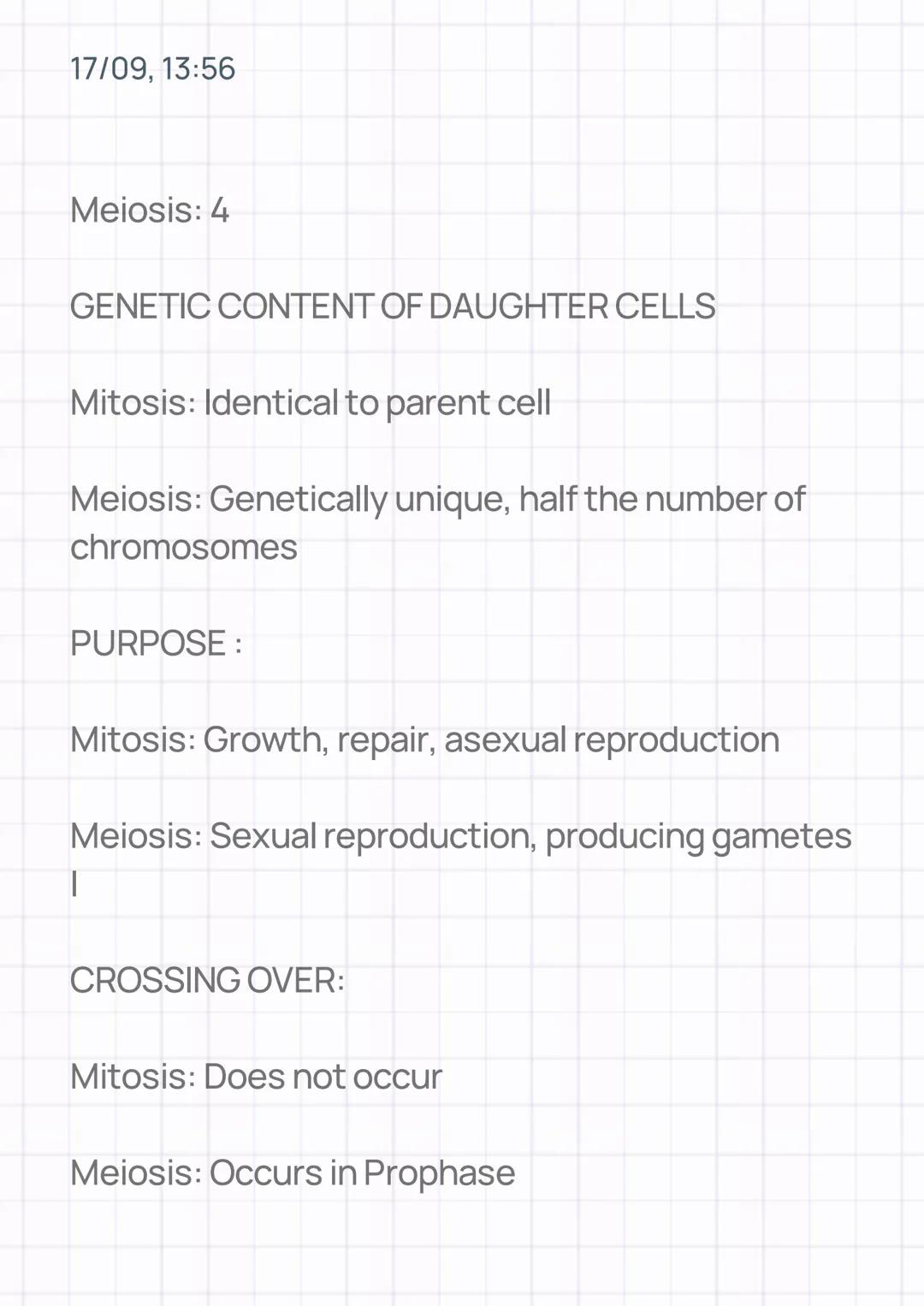 17/09, 13:56
MITOSIS AND MEIOSIS
INTRODUCTION
*Cell division: The process by which cells
reproduce, essential for growth, repair, and
develo