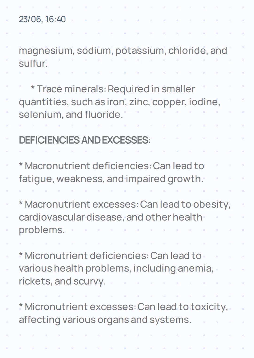 23/06, 16:40
MACRONUTRIENTS AND
MICRONUTRIENTS
INTRODUCTION:
Macronutrients and micronutrients are
essential components of a balanced diet,