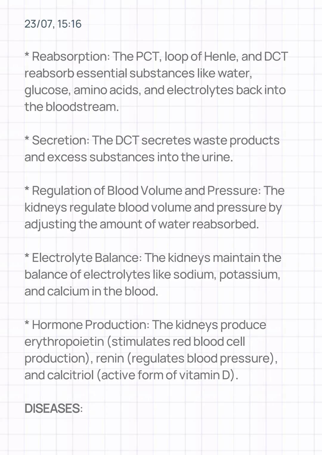 23/07, 15:16
THE KIDNEY
INTRODUCTION:
The kidneys are bean-shaped organs located in
the back of the abdominal cavity, one on each
side of th