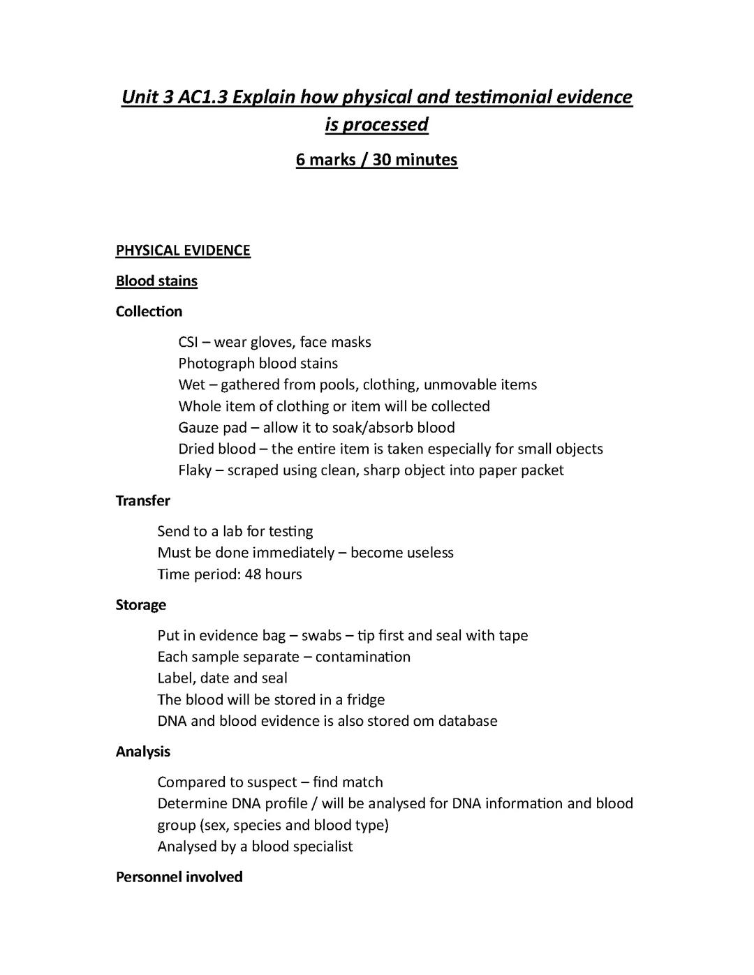 Unit 3 Ac 1.3 Criminology