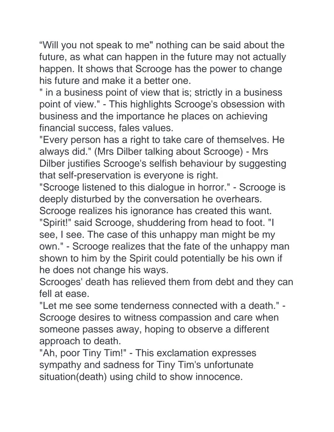 A Christmas carols
stave 4 key quotes
"The Phantom slowly, gravely, silently, approached." - The
description of the Phantom's approach creat