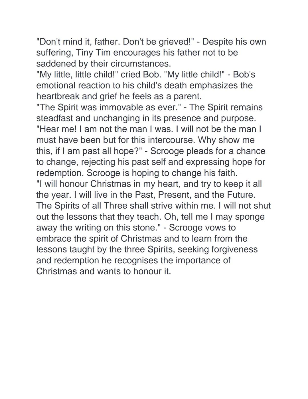 A Christmas carols
stave 4 key quotes
"The Phantom slowly, gravely, silently, approached." - The
description of the Phantom's approach creat