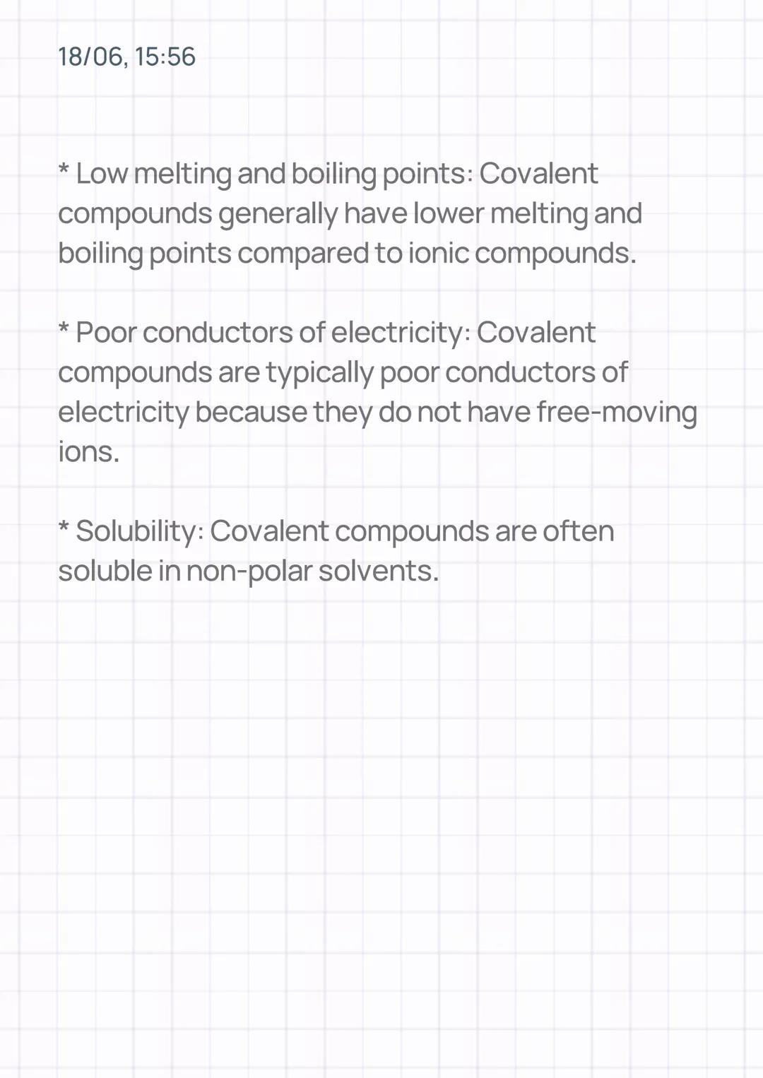 18/06, 15:56
COVALENT BONDING
Covalent bonding is a type of chemical bond
where two atoms share electrons to achieve a
stable electron confi