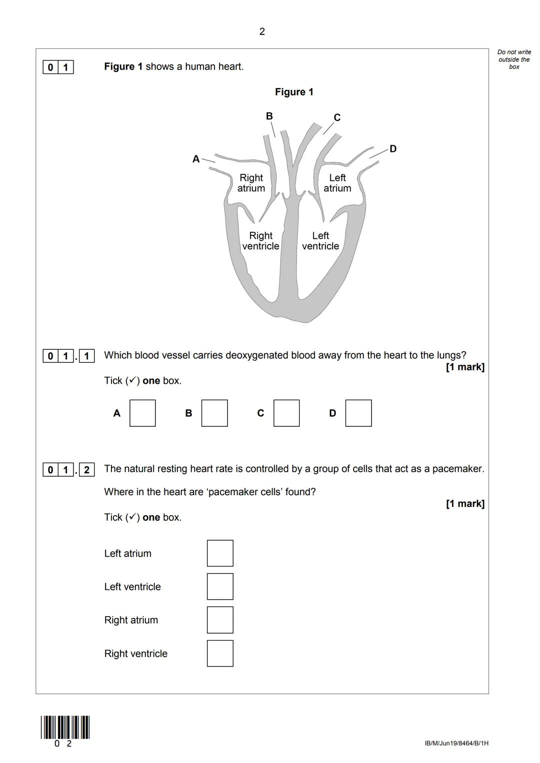 AQA
Please write clearly in block capitals.
Centre number
Candidate number
Surname
Forename(s)
Candidate signature
GCSE
COMBINED SCIENCE: TR
