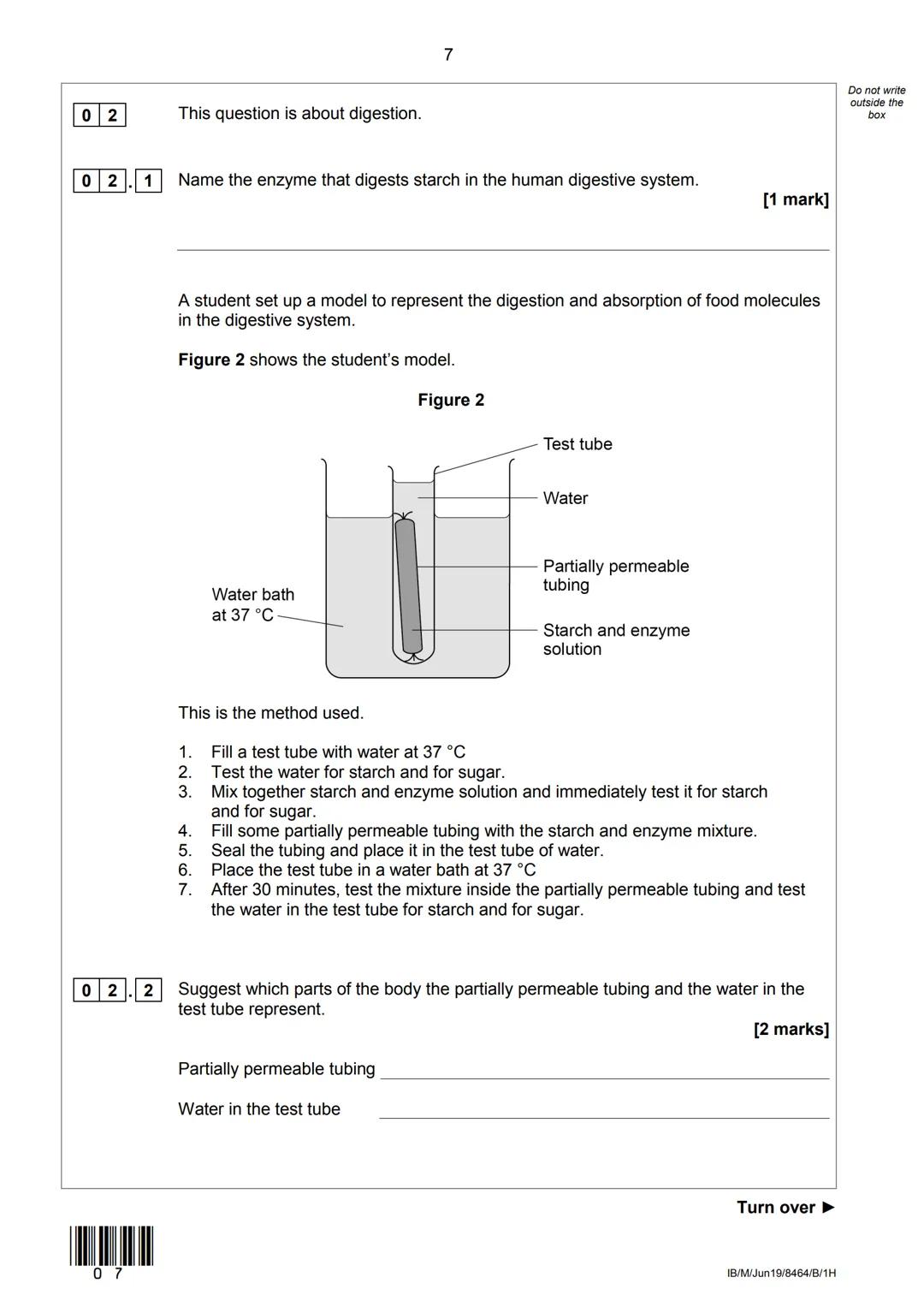 AQA
Please write clearly in block capitals.
Centre number
Candidate number
Surname
Forename(s)
Candidate signature
GCSE
COMBINED SCIENCE: TR