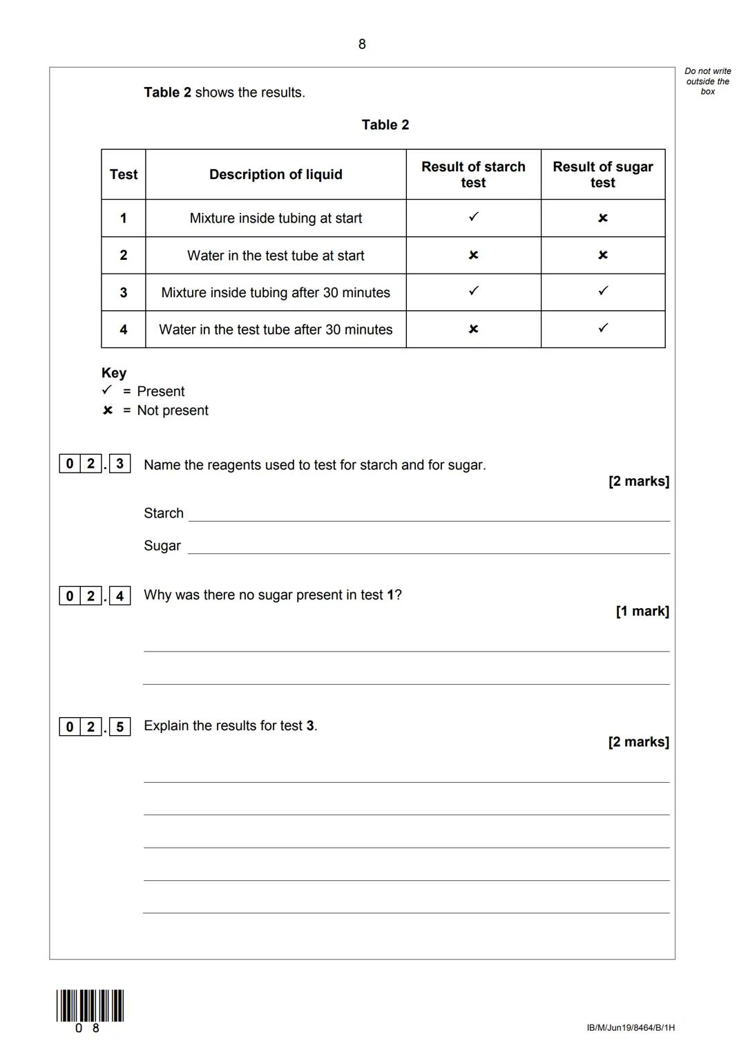 AQA
Please write clearly in block capitals.
Centre number
Candidate number
Surname
Forename(s)
Candidate signature
GCSE
COMBINED SCIENCE: TR