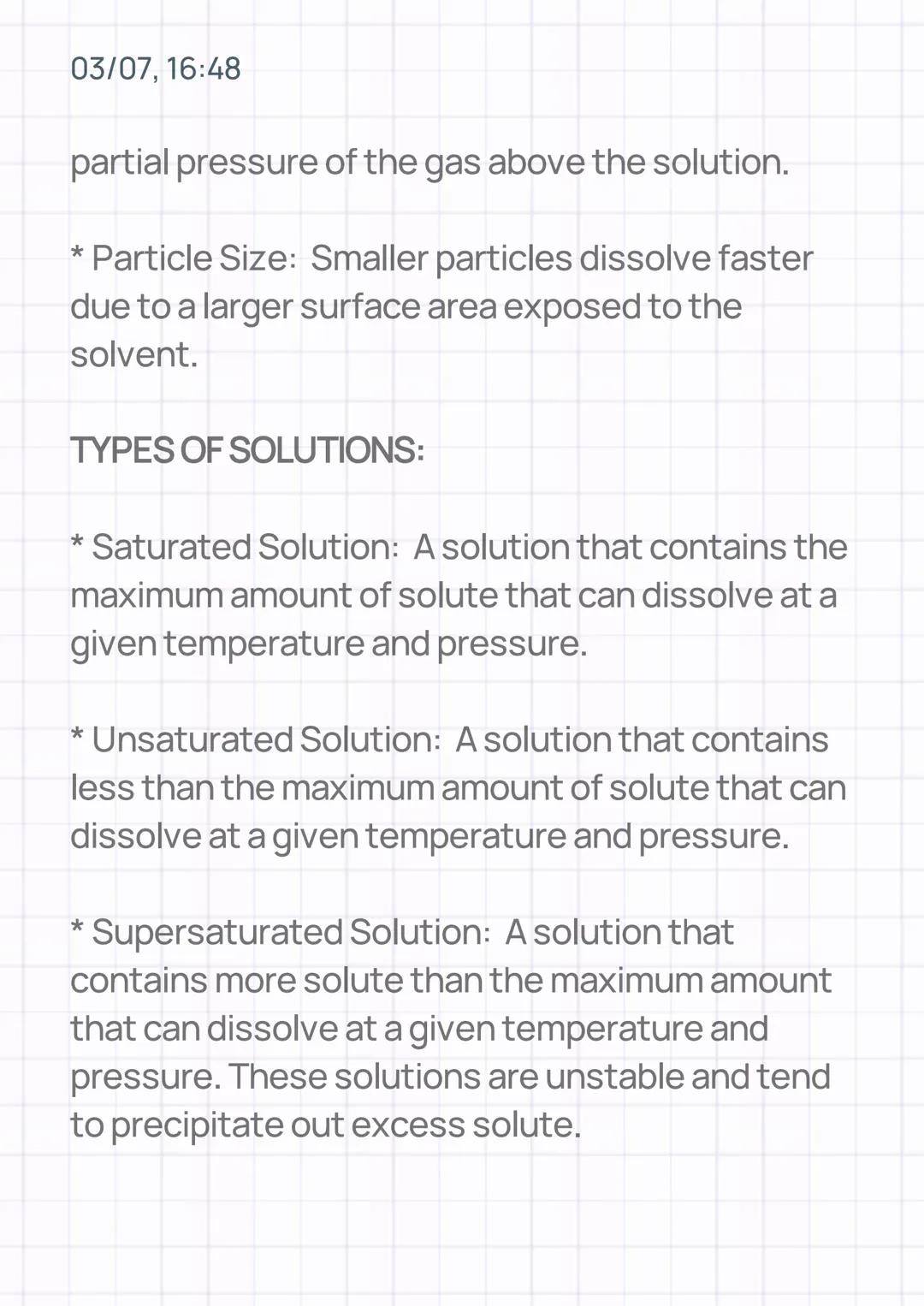 03/07, 16:48
# SOLUBILITY
## WHAT IS SOLUBILITY?
Solubility refers to the maximum amount of a
substance (solute) that can dissolve in a g