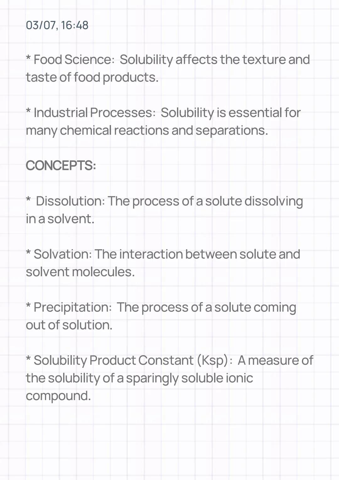 03/07, 16:48
# SOLUBILITY
## WHAT IS SOLUBILITY?
Solubility refers to the maximum amount of a
substance (solute) that can dissolve in a g