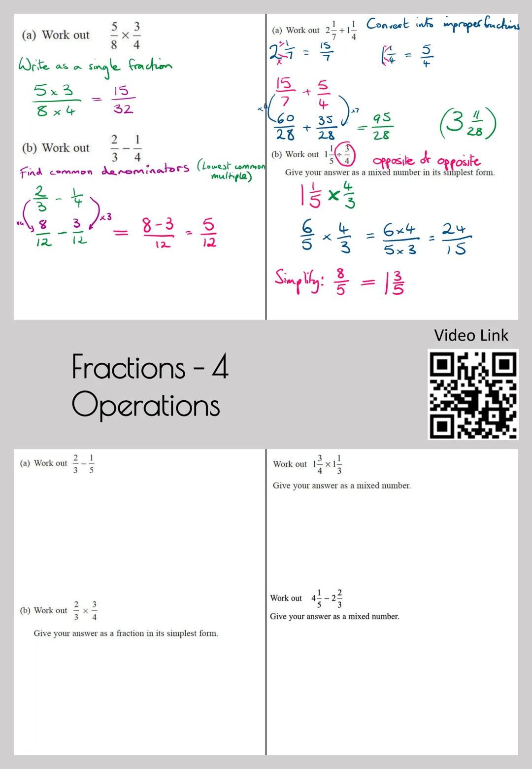 Edexcel Higher GCSE Paper 1
Suggested Revision Topics
TOPIC
Fractions 4 operations
Laws of Indices
Estimation
Standard Form
Product of Prime
