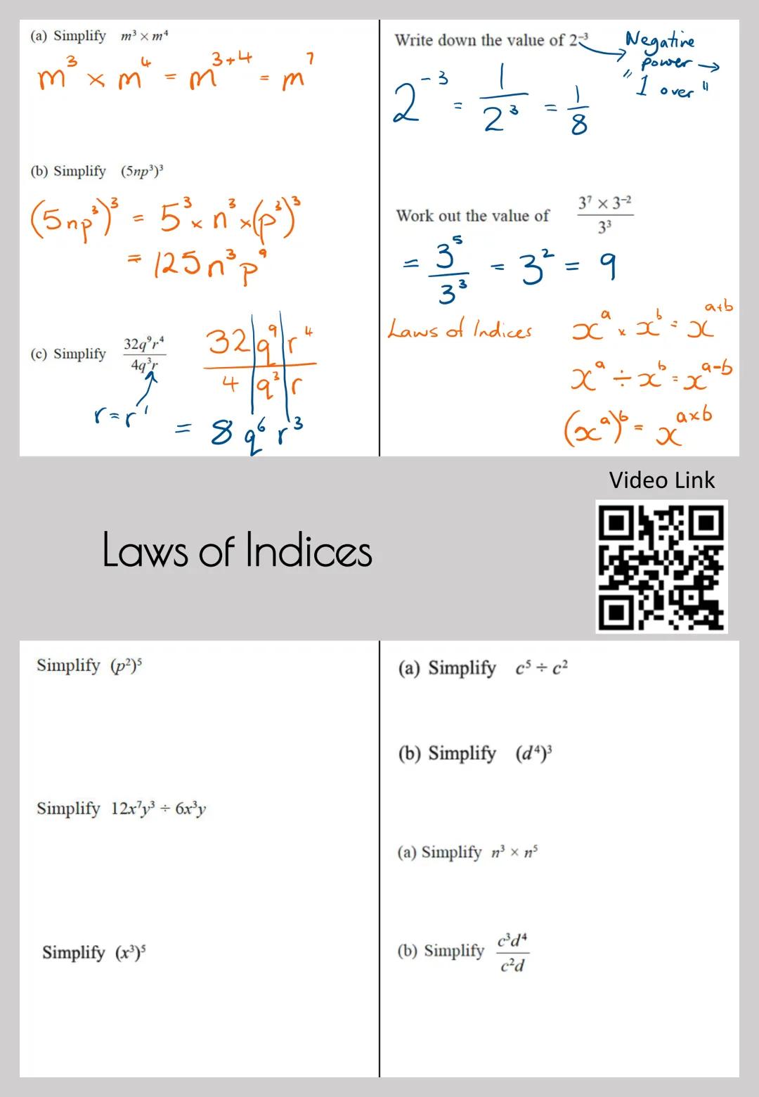 Edexcel Higher GCSE Paper 1
Suggested Revision Topics
TOPIC
Fractions 4 operations
Laws of Indices
Estimation
Standard Form
Product of Prime