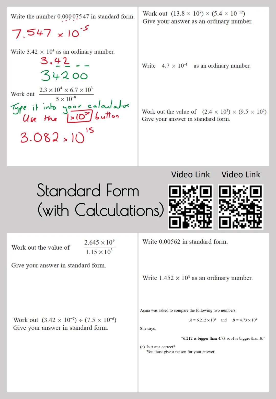 Edexcel Higher GCSE Paper 1
Suggested Revision Topics
TOPIC
Fractions 4 operations
Laws of Indices
Estimation
Standard Form
Product of Prime