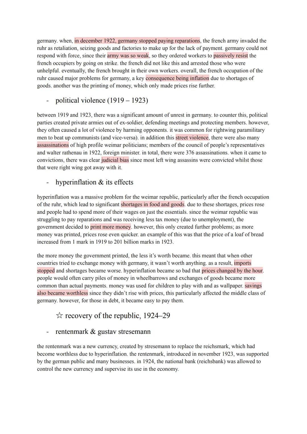 history: weimar & nazi germany
key topic 1: the weimar republic 1918-29
origins of the republic 1918-19
the first world war
the first world