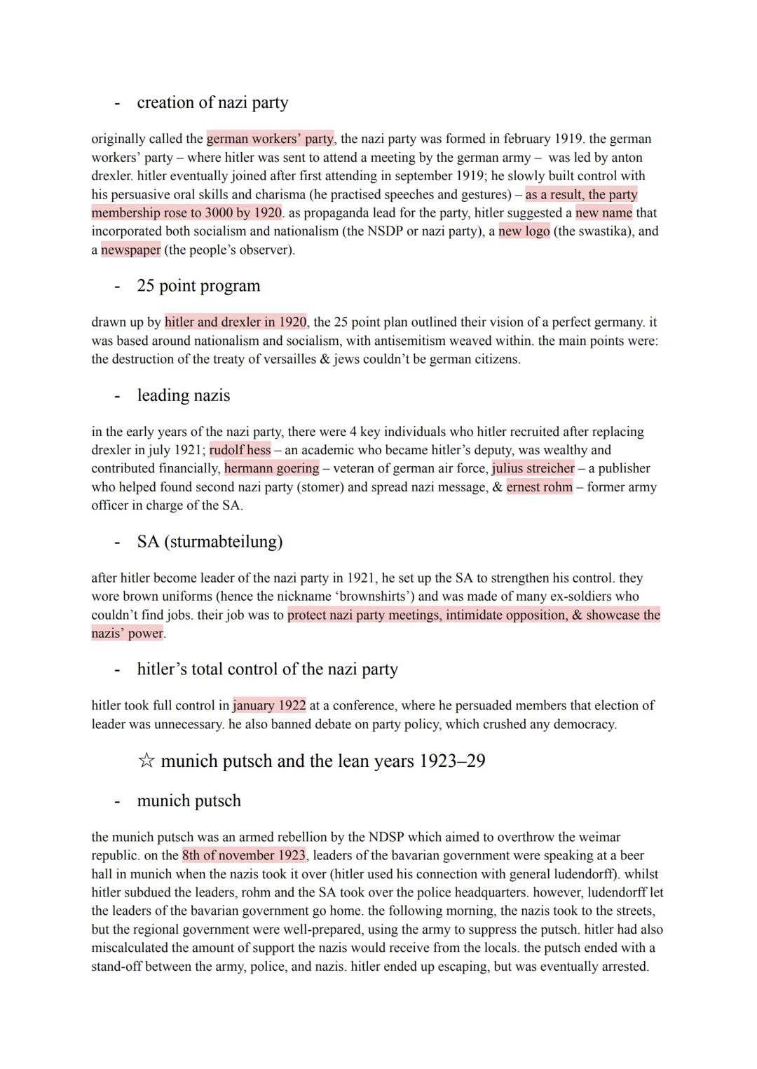 history: weimar & nazi germany
key topic 1: the weimar republic 1918-29
origins of the republic 1918-19
the first world war
the first world