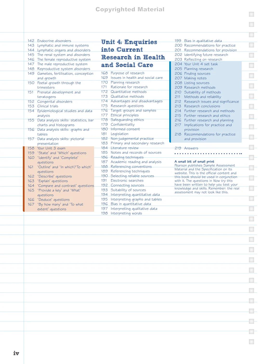 SECOND
EDITION
Copyrighted Material
endorsed for
BTEC
REVISE BTEC NATIONAL
Health and
Social Care
REVISION
GUIDE
Includes
FREE
online
editio