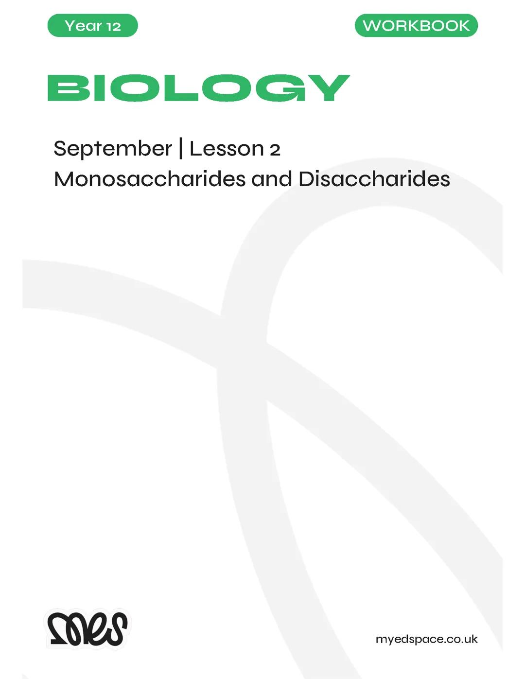 Monosaccharides and Polysaccharides
