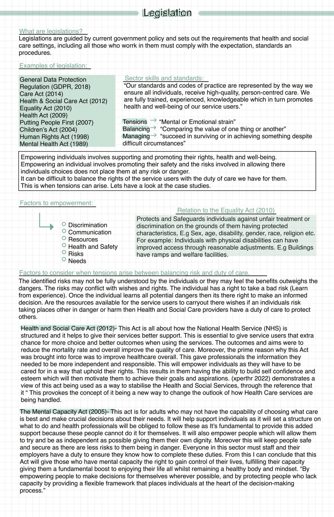 # Empowerment
What is empowerment?
Empowerment about enabling and supporting individuals to be in be control of their own lives.
Empowerm