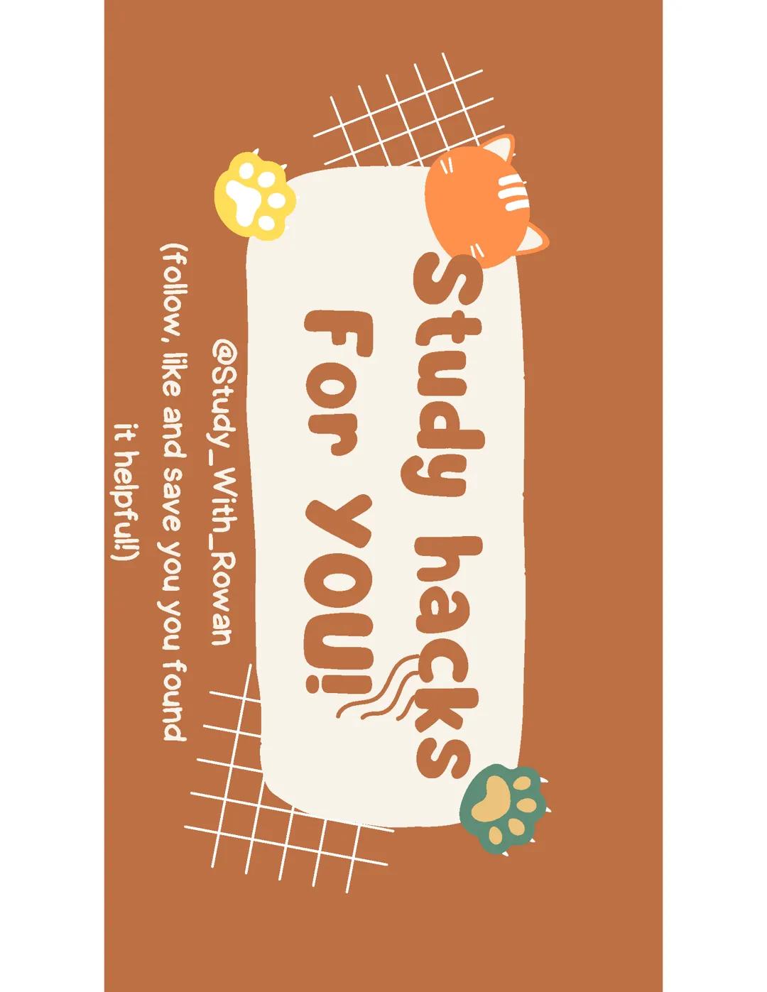 Study Hacks for Students