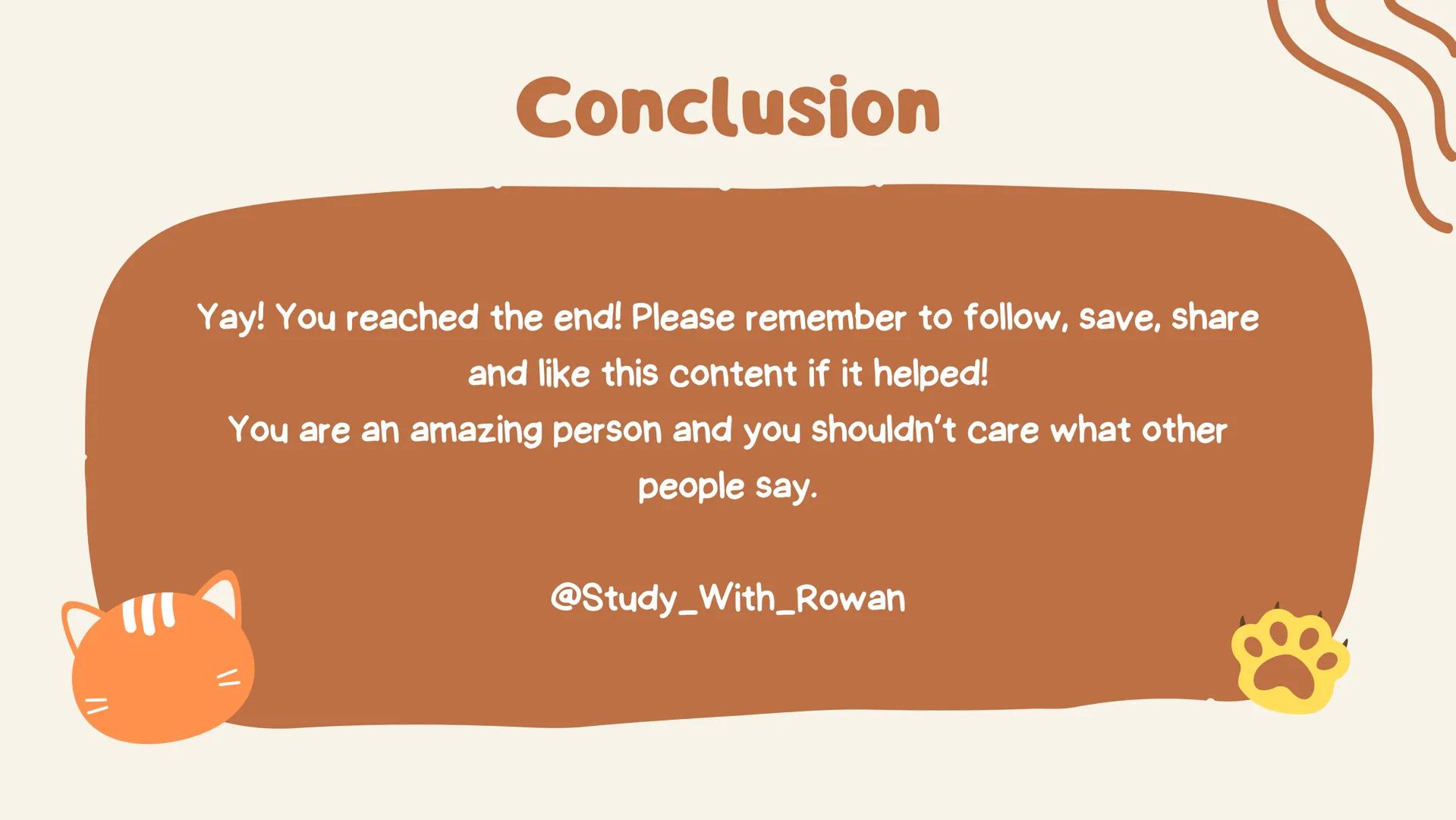 Study hacks
For you!
@Study_With_Rowan
(follow, like and save you you found
it helpful!) โ
โ
Agenda
Study Methods
โข Homework
Taking Notes
Fo