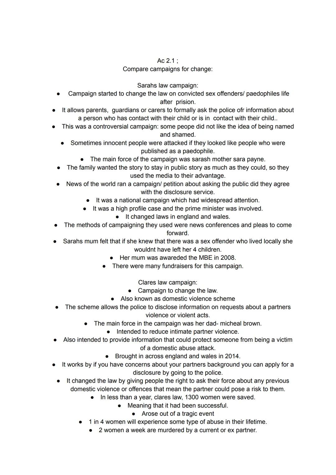 criminology unit 1 AC 2.1