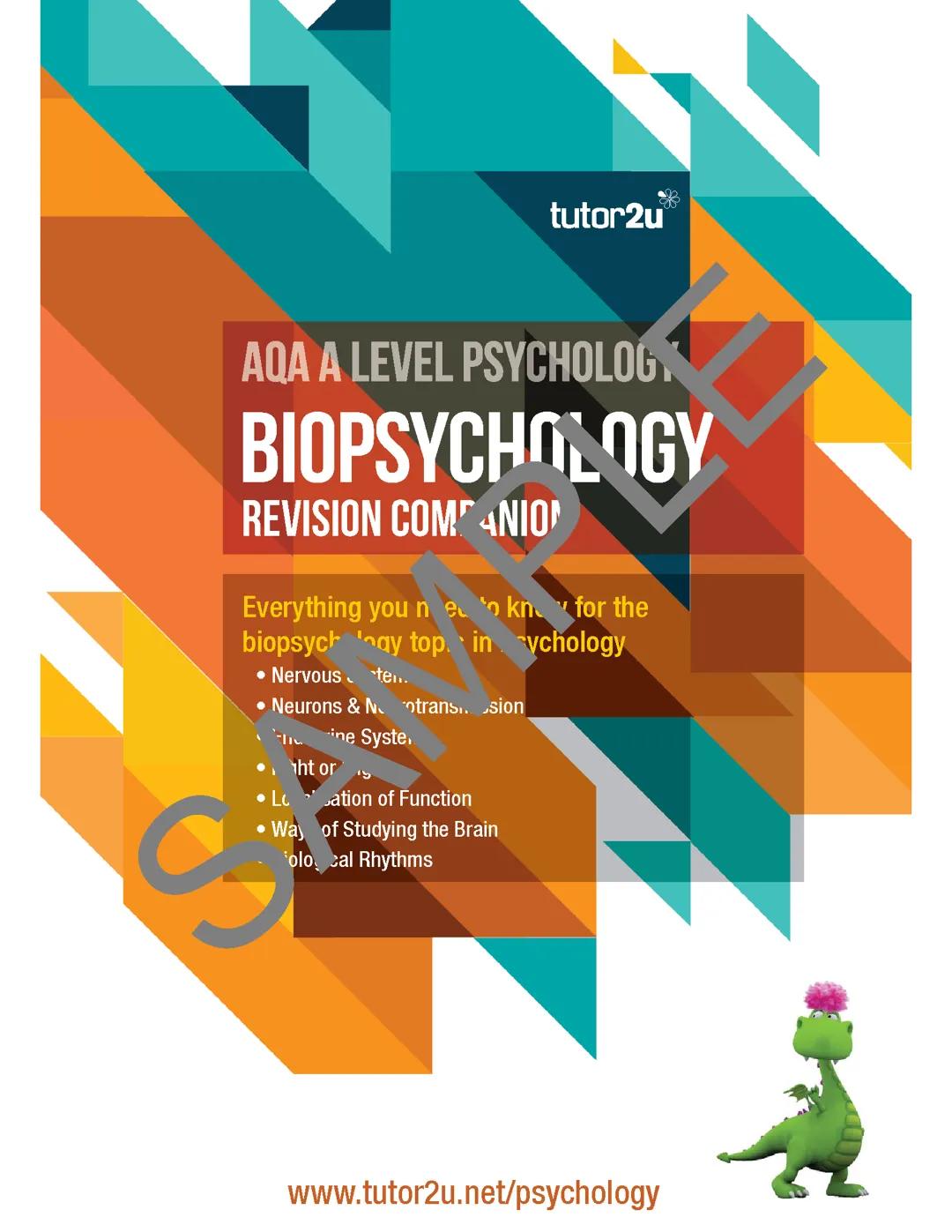 Biopsychology aqa