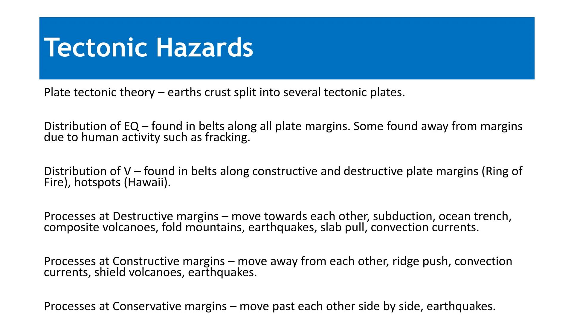 One Last Time...
GCSE Geography
Paper 1
NOW
Is
Your Time
Section A:
Tectonic Hazards
Weather Hazards
Climate Change
Section B:
Ecosystems
Tr