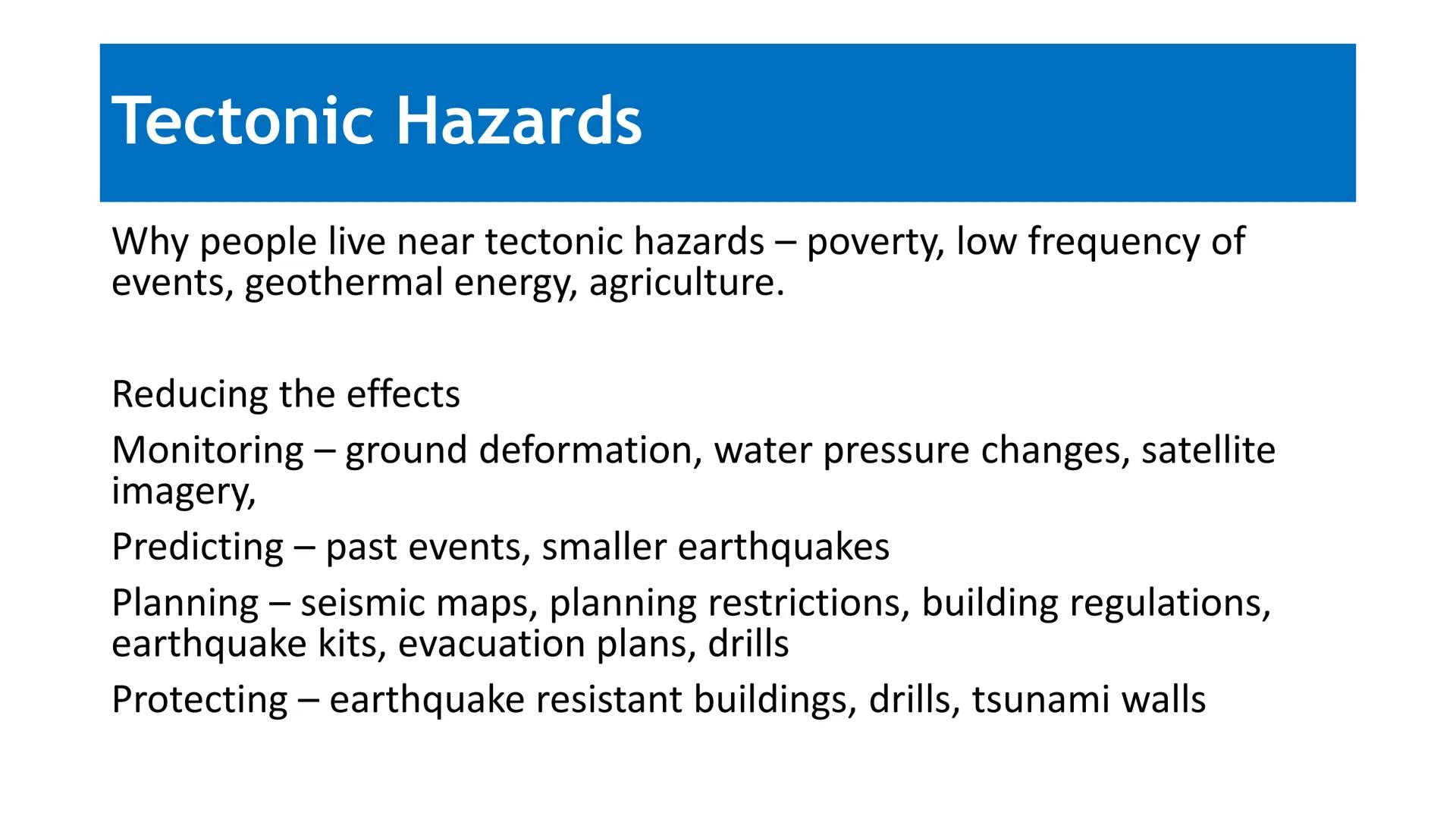 One Last Time...
GCSE Geography
Paper 1
NOW
Is
Your Time
Section A:
Tectonic Hazards
Weather Hazards
Climate Change
Section B:
Ecosystems
Tr