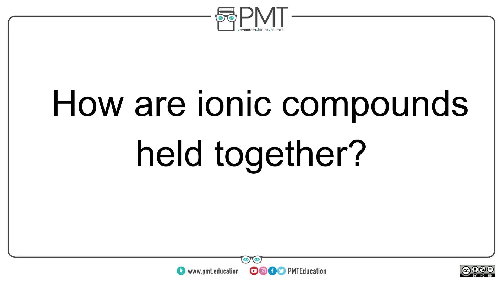PMT
⚫resources.tuition.courses
AQA Chemistry GCSE
Topic 2 - Bonding, Structure and the Properties
of Matter
Flashcards
This work by PMT Educ