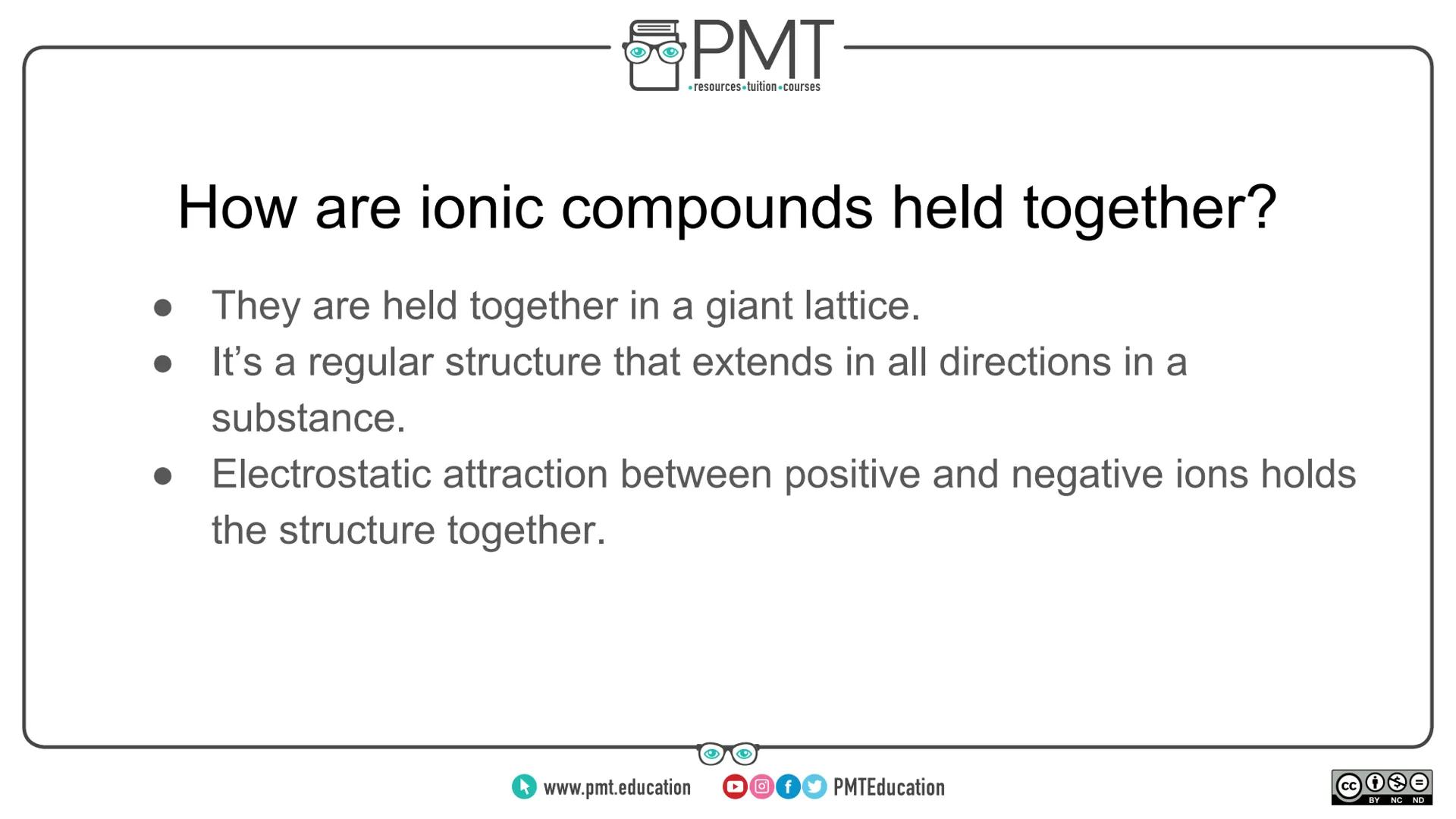 PMT
⚫resources.tuition.courses
AQA Chemistry GCSE
Topic 2 - Bonding, Structure and the Properties
of Matter
Flashcards
This work by PMT Educ