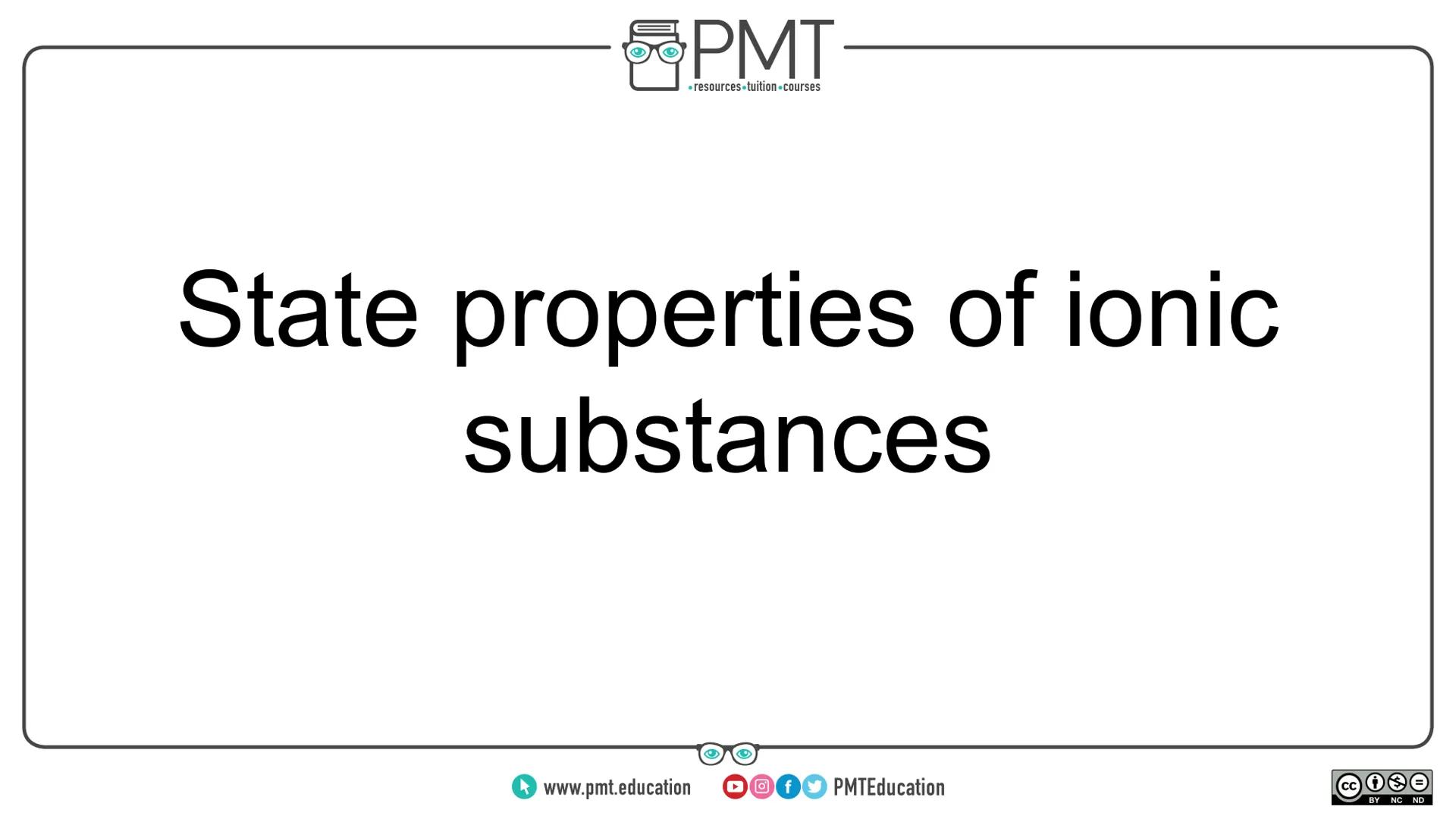 PMT
⚫resources.tuition.courses
AQA Chemistry GCSE
Topic 2 - Bonding, Structure and the Properties
of Matter
Flashcards
This work by PMT Educ