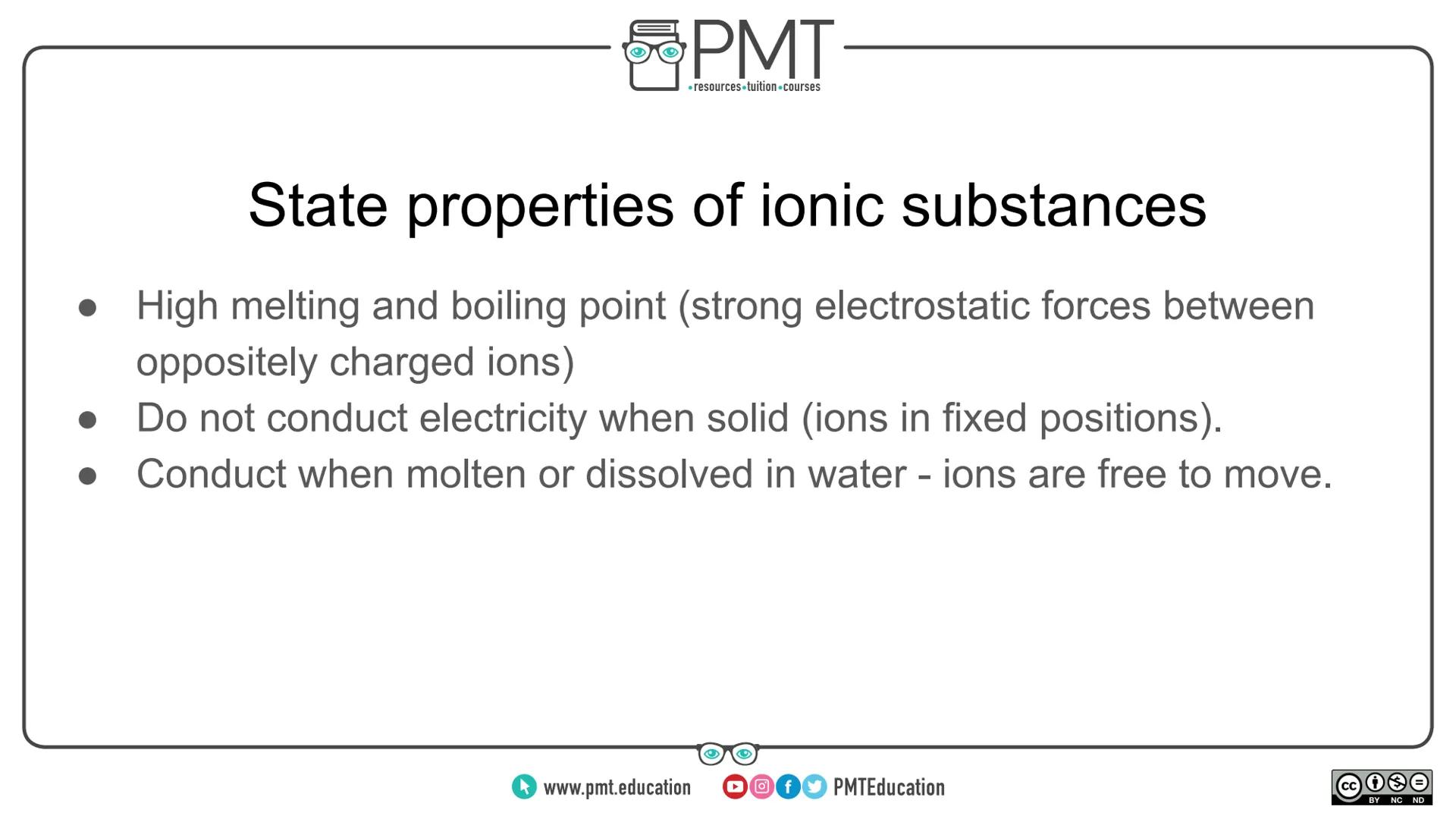 PMT
⚫resources.tuition.courses
AQA Chemistry GCSE
Topic 2 - Bonding, Structure and the Properties
of Matter
Flashcards
This work by PMT Educ